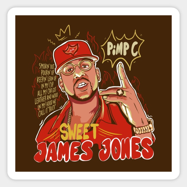 Long Live Sweet James Jones Sticker by Jones Factory